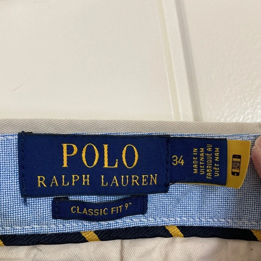 Polo Ralph Lauren Men's Khaki Classic Shorts Size 34 9
